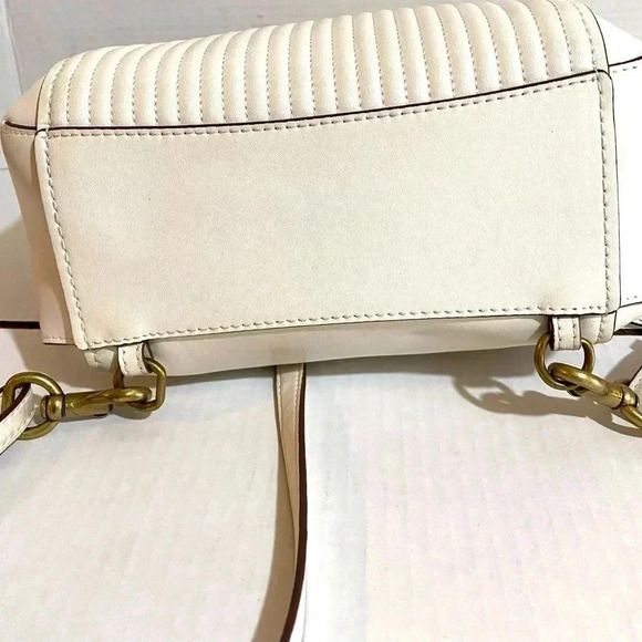 Coach white mini convertible leather backpack - Picture 3 of 12